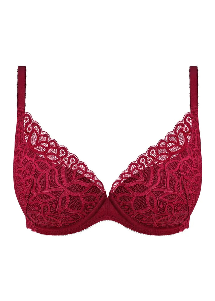 Wacoal - Raffine Underwired Plunge Bra Carmine