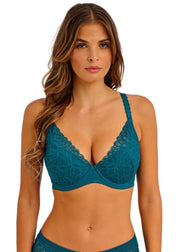 Wacoal - Raffine Underwired Plunge Bra Teal