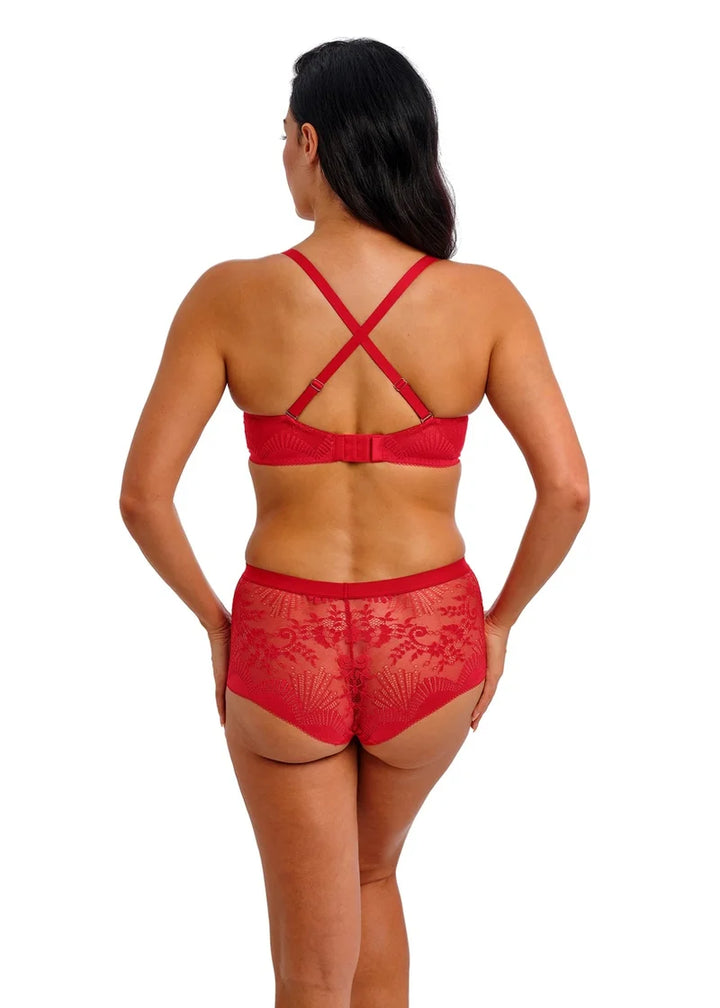 Wacoal - Sensu Lace Underwired Plunge Bra Salsa