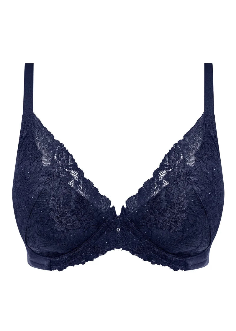 Wacoal - Most Divine Underwired Plunge Bra Dark Sapphire