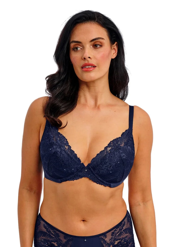 Wacoal - Most Divine Underwired Plunge Bra Dark Sapphire