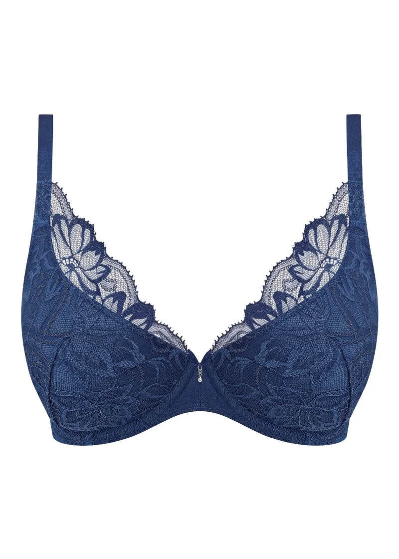 Wacoal - Abellia Underwired Plunge Bra Navy