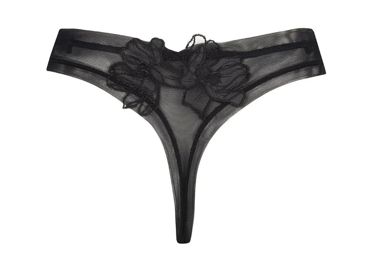 Lise Charmel - Glamour Couture Thong Noir Thong Lise Charmel 