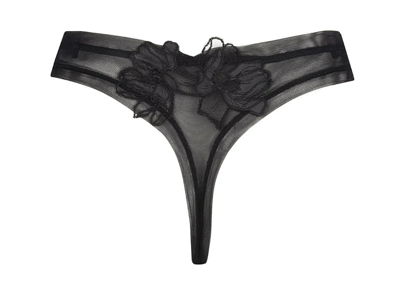 Lise Charmel - Glamour Couture Thong Noir Thong Lise Charmel 