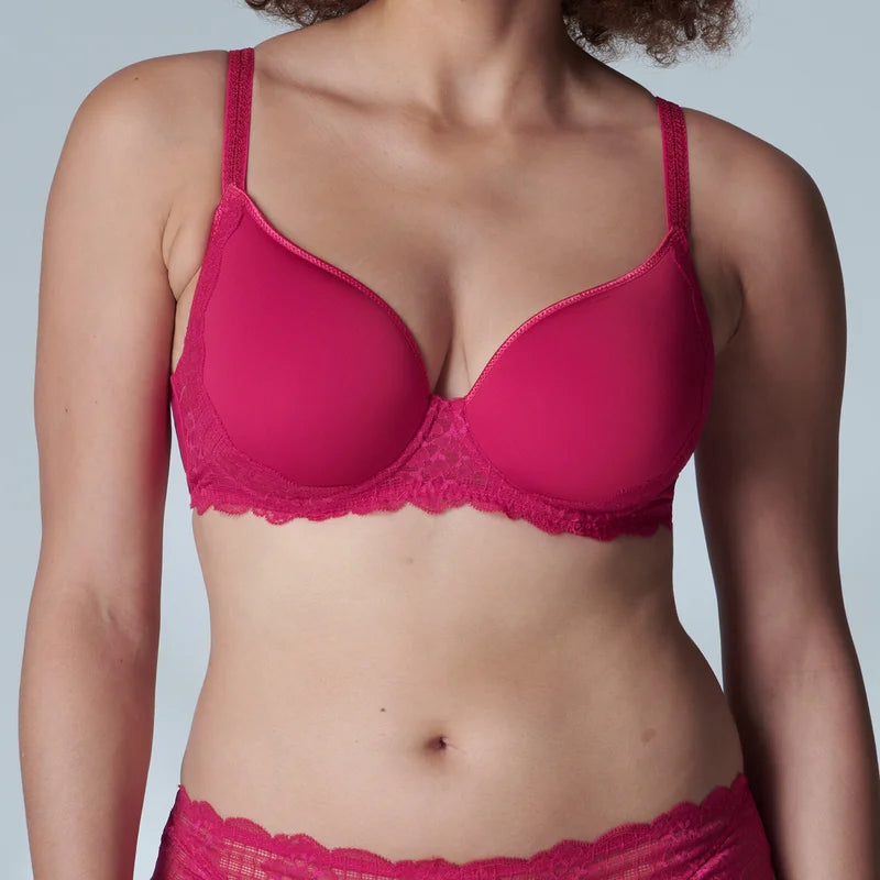 Simone Perele - Reve 3D Plunge Bra Cranberry