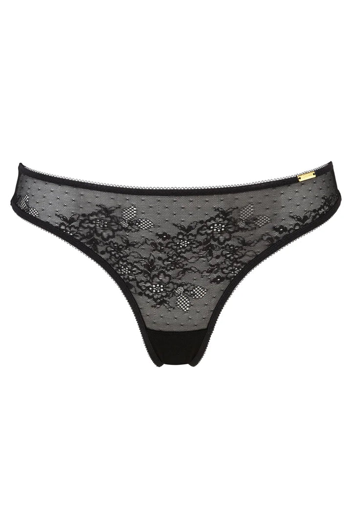 Gossard - Glossies Lace Thong Black