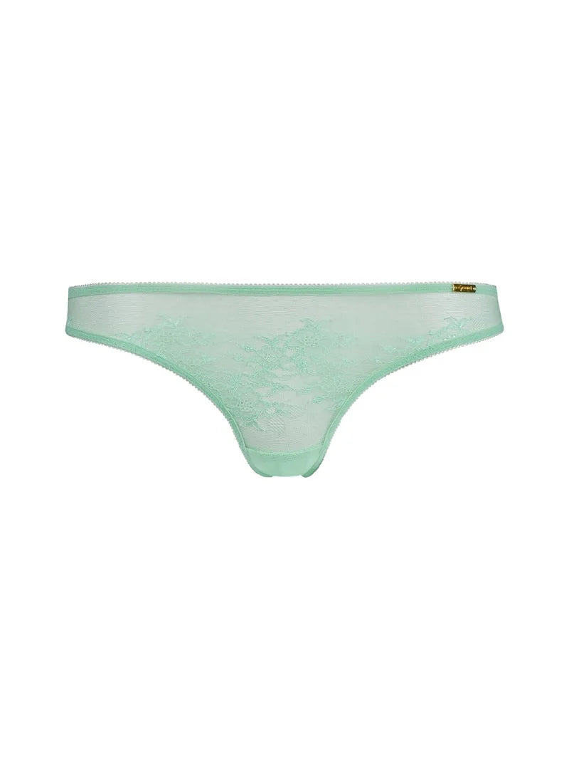 Gossard - Glossies Lace Thong Brook Green