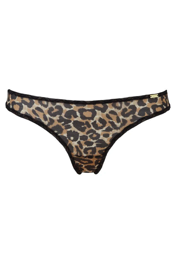 Gossard - Glossies Leopard Thong Black Leopard Print