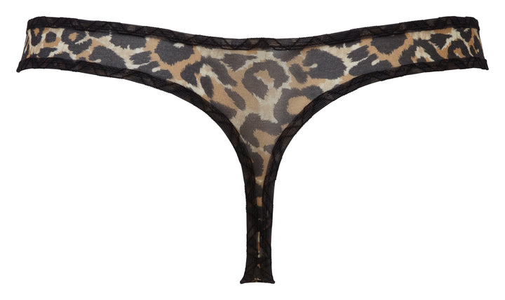 Gossard - Glossies Leopard Thong Black Leopard Print