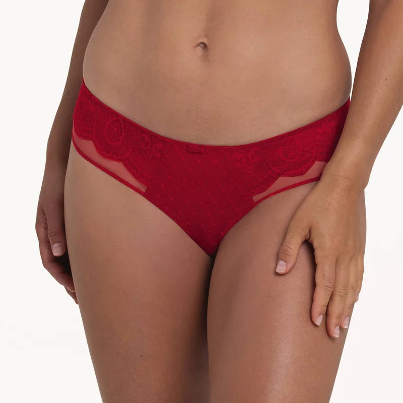 Rosa Faia - Selma High Waist Briefs Red