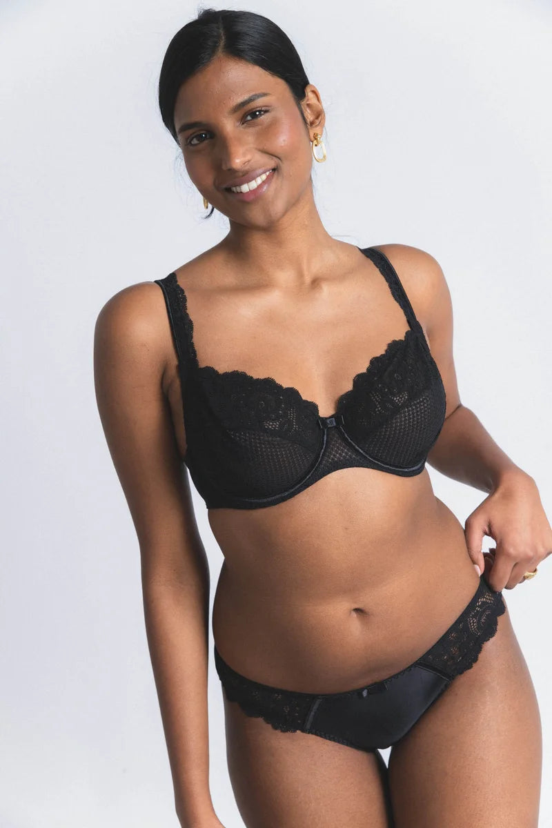 Lejaby - Gaby 3 Part Underwire Bra Black
