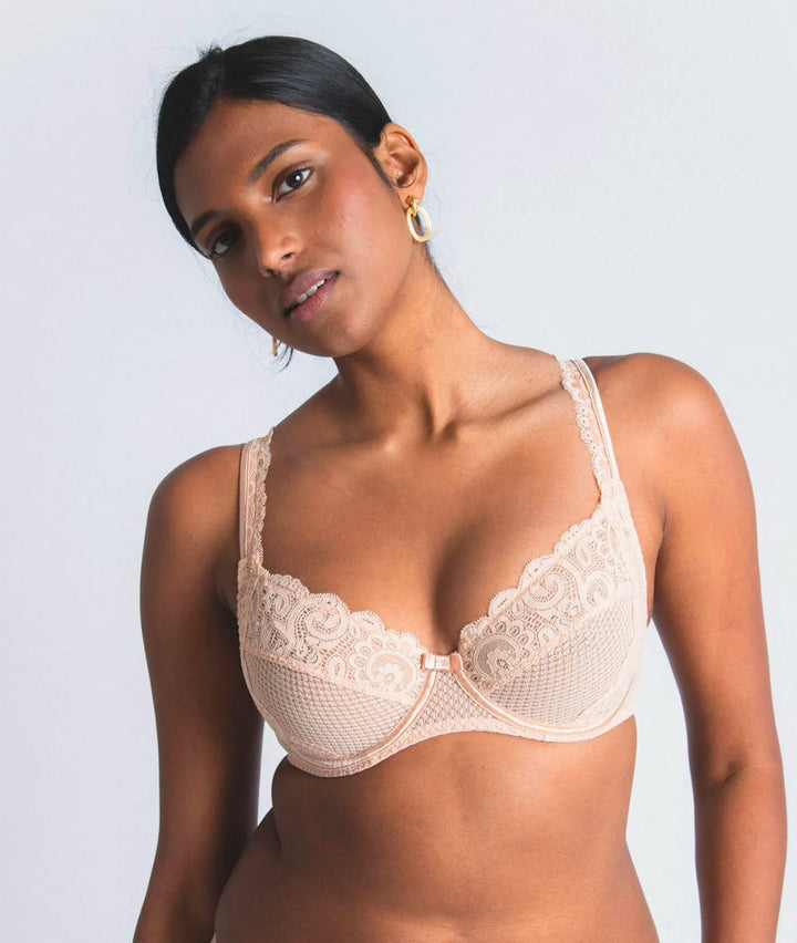 Lejaby - Gaby 3 Part Underwire Bra Smoky Pink