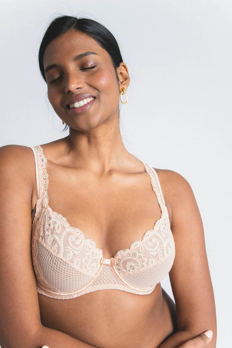 Lejaby - Gaby 3 Part Underwire Bra Smoky Pink
