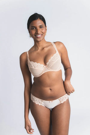 Lejaby - Gaby 3 Part Underwire Bra Smoky Pink