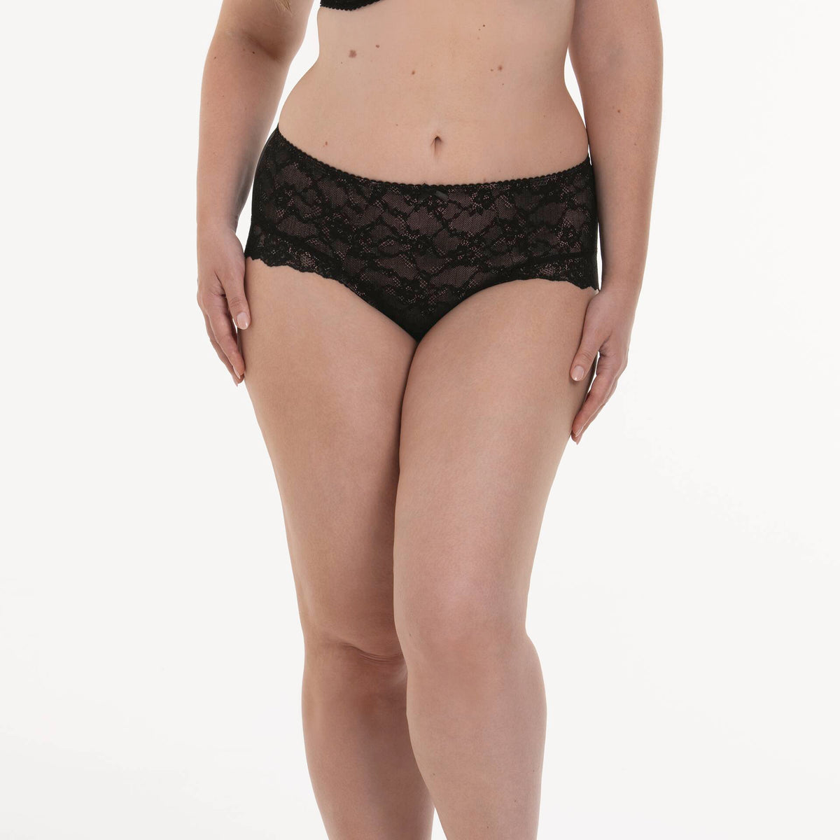 Rosa Faia - Braguita Bobette de talle alto negro