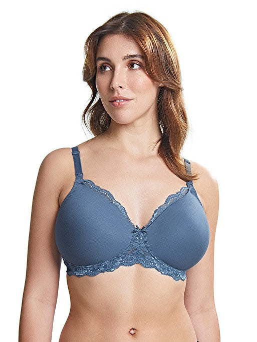 Royce - Indie Moulded Nursing Bra 2-Pack Petrol Blue & Lilac