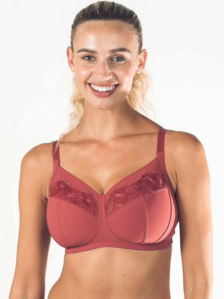 Royce - Florentine Full Cup Non-Padded Bra Rouge