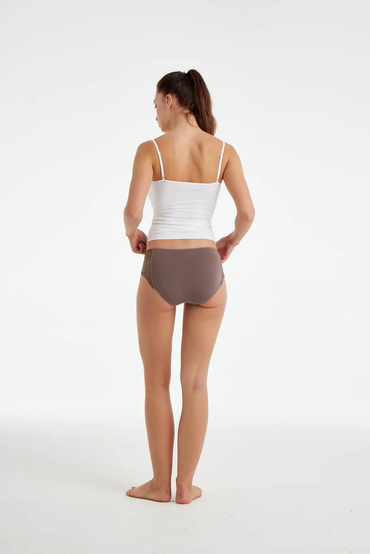 Blackspade - Comfort Classics Lace Maxi Brief Cacao