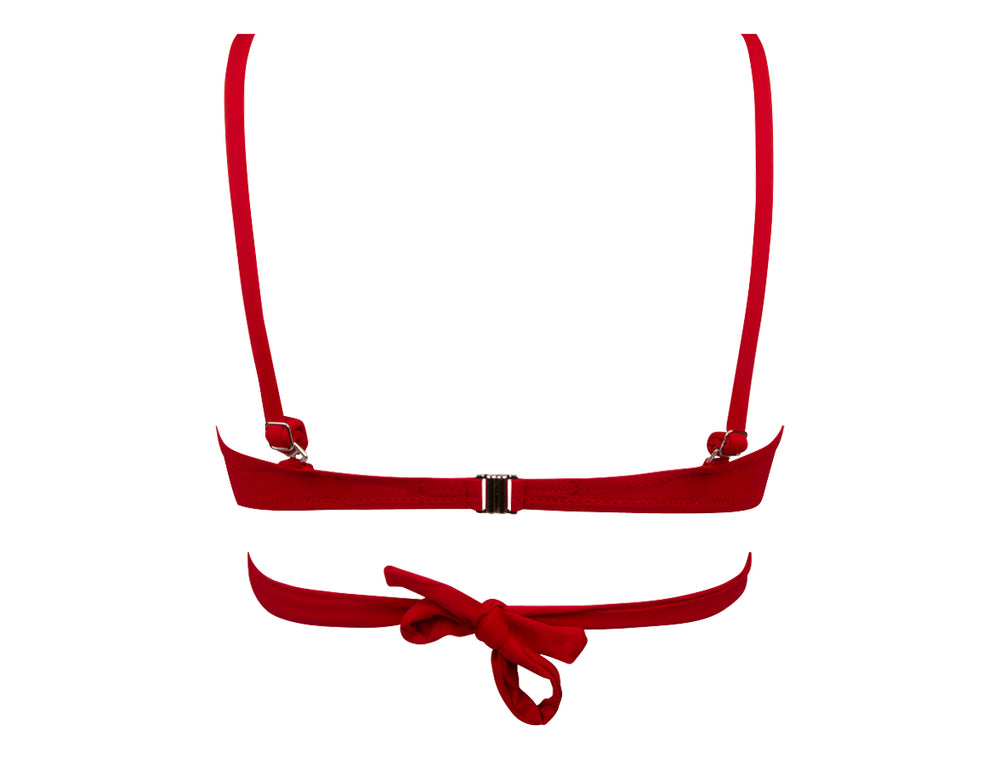 Antigel Swimwear by Lise Charmel - La Chiquissima Triangle Soft Foam With Ties Rouge