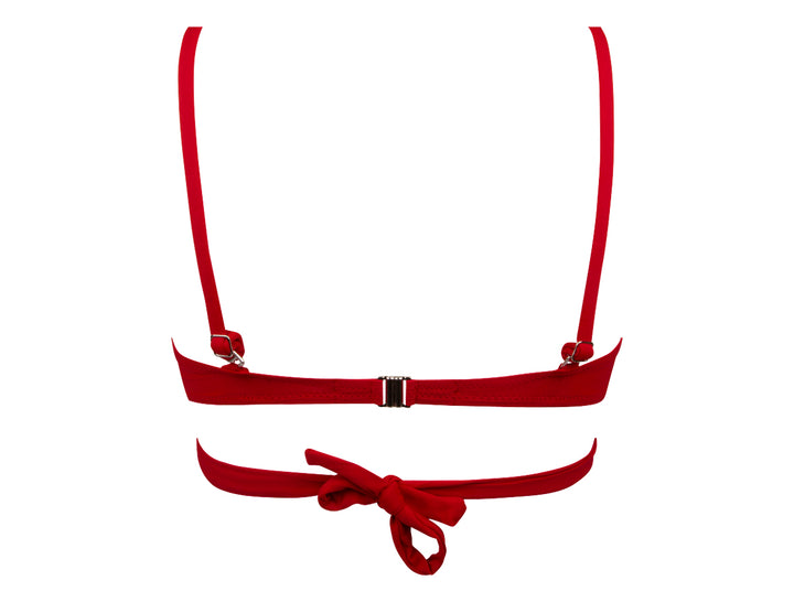 Antigel Swimwear by Lise Charmel - La Chiquissima Triangle Soft Foam With Ties Rouge