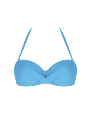 Antigel Swimwear by Lise Charmel - La Chiquissima Soft Bandeau Strapless Bikini Bleu Azur