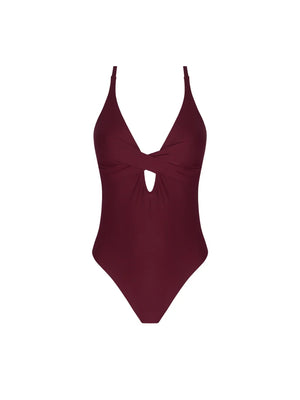 Antigel Swimwear by Lise Charmel - La Chiquissima Multi-Position Wireless Swimsuit Prune