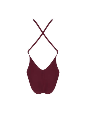 Antigel Swimwear by Lise Charmel - La Chiquissima Multi-Position Wireless Swimsuit Prune