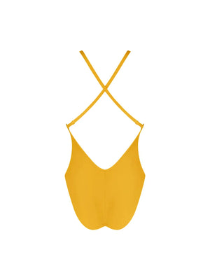Antigel Swimwear by Lise Charmel - La Chiquissima Multi-Position Wireless Swimsuit Jaune Paille