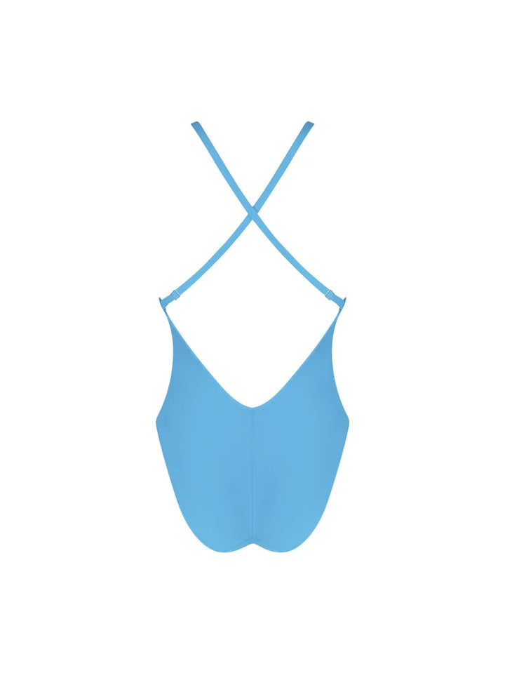 Antigel Swimwear by Lise Charmel - La Chiquissima Multi-Position Wireless Swimsuit Bleu Azur