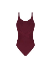 Antigel Swimwear by Lise Charmel - La Chiquissima Full Cup Underwired Swimsuit Prune