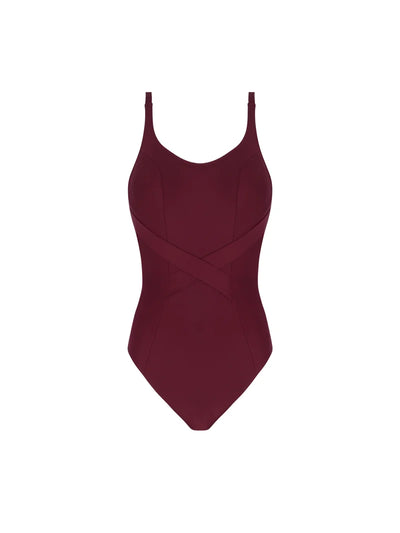 Antigel Swimwear by Lise Charmel - La Chiquissima Full Cup Underwired Swimsuit Prune