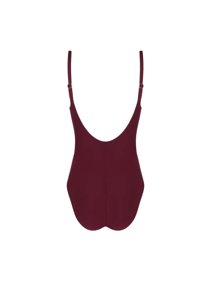 Antigel Swimwear by Lise Charmel - La Chiquissima Full Cup Underwired Swimsuit Prune