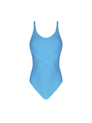 Antigel Swimwear by Lise Charmel - La Chiquissima Full Cup Underwired Swimsuit Bleu Azur