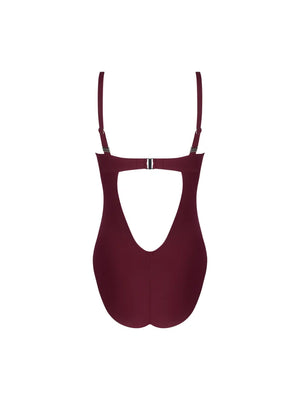 Antigel Swimwear by Lise Charmel - La Chiquissima Wireless Padded Swimsuit Prune