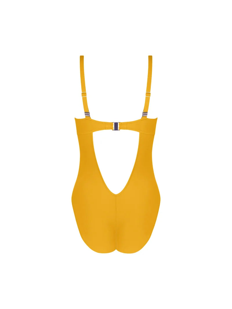 Antigel Swimwear by Lise Charmel - La Chiquissima Wireless Padded Swimsuit Jaune Paille