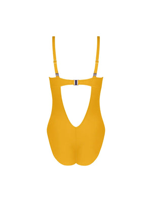 Antigel Swimwear by Lise Charmel - La Chiquissima Wireless Padded Swimsuit Jaune Paille