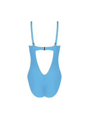 Antigel Swimwear by Lise Charmel - La Chiquissima Wireless Padded Swimsuit Bleu Azur
