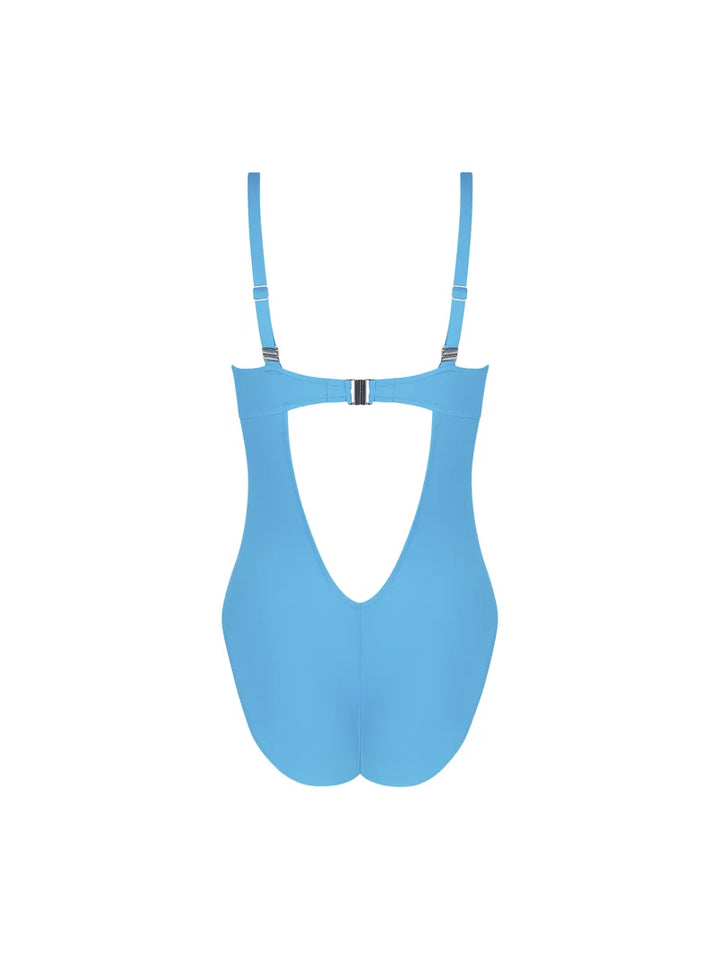 Antigel Swimwear by Lise Charmel - La Chiquissima Wireless Padded Swimsuit Bleu Azur