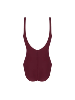 Antigel Swimwear by Lise Charmel - La Chiquissima Multi-Position Wireless Open Back Swimsuit Prune