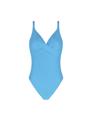 Antigel Swimwear by Lise Charmel - La Chiquissima Seductive Wireless Swimsuit Bleu Azur