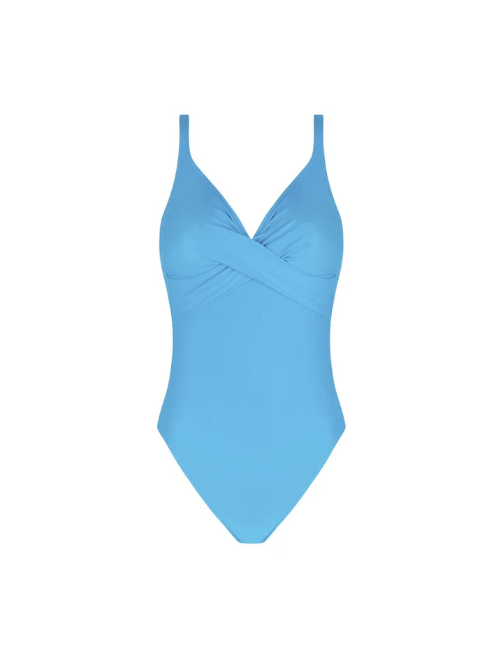 Antigel Swimwear by Lise Charmel - La Chiquissima Seductive Wireless Swimsuit Bleu Azur