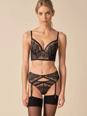 Gossard - Encore Padded Longline Bra Black/Beige