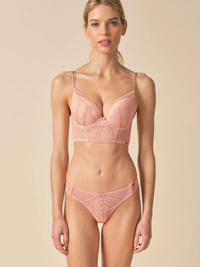 Gossard - Encore Padded Longline Bra Blush