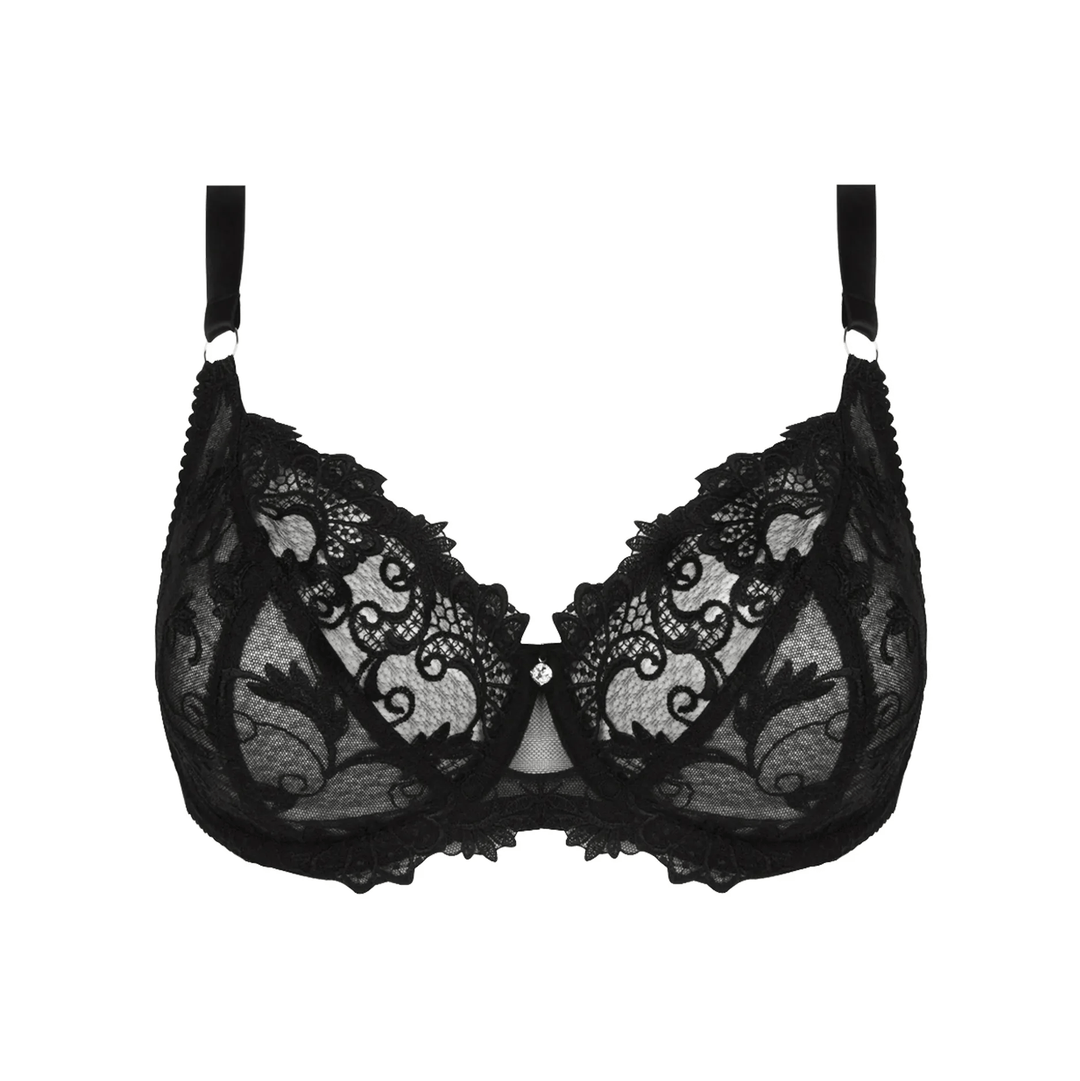 Lise Charmel - Dressing Floral 3/4 Cup Bra Noir