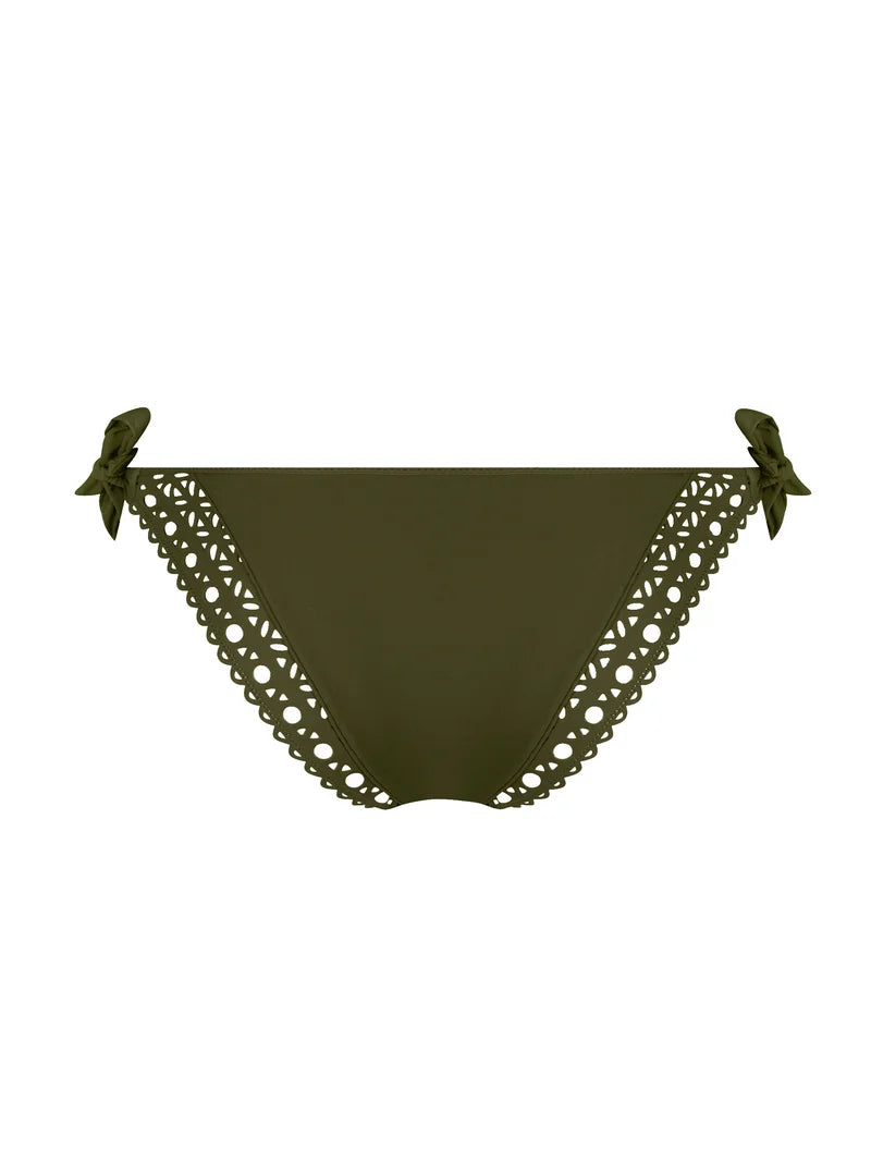 Lise Charmel Swimwear - Ajourage Couture Bikini With Narrow Sides Ajourage Avocat