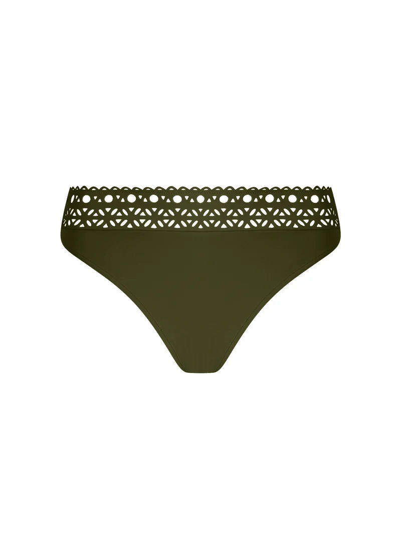 Lise Charmel Swimwear - Ajourage Couture Wide Side And Bottom Bikini Ajourage Avocat