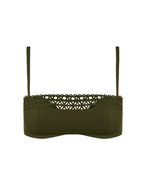 Lise Charmel Swimwear - Ajourage Couture Padded Strapless Bikini Ajourage Avocat