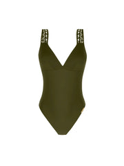 Lise Charmel Swimwear - Ajourage Couture Wireless Swimsuit Ajourage Avocat