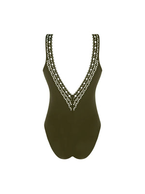 Lise Charmel Swimwear - Ajourage Couture Wireless Swimsuit Ajourage Avocat