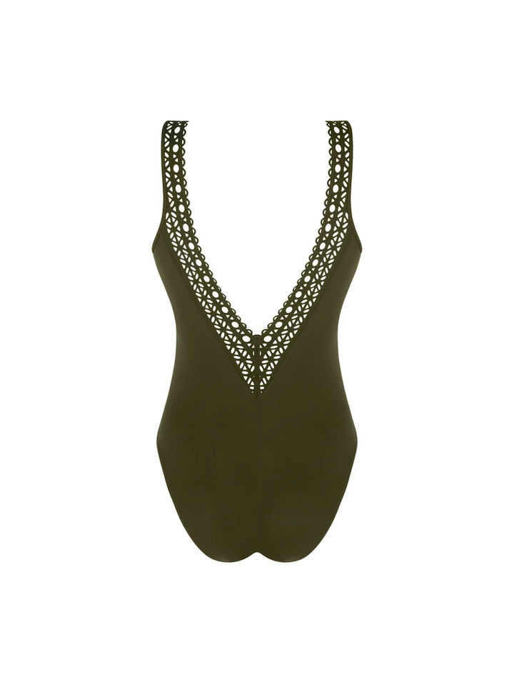 Lise Charmel Swimwear - Ajourage Couture Wireless Swimsuit Ajourage Avocat